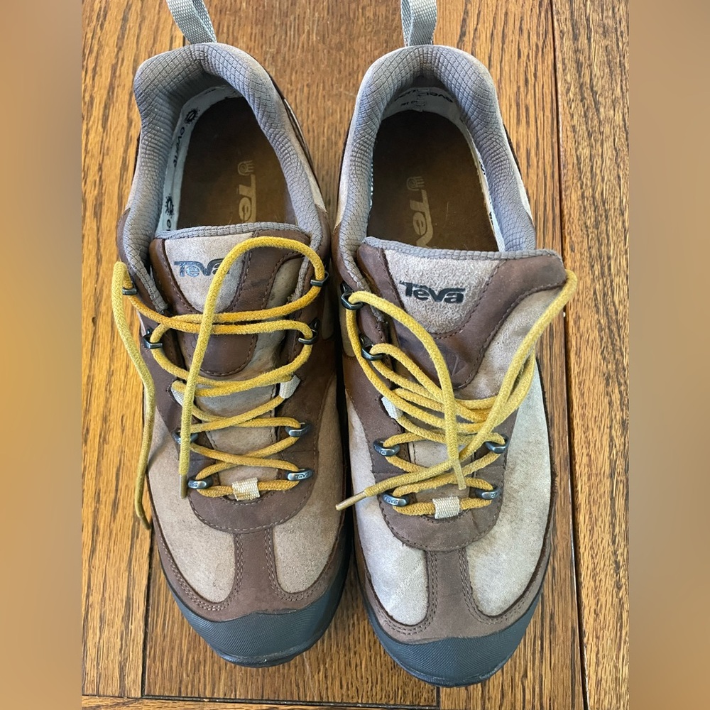 Teva hiking shoes.